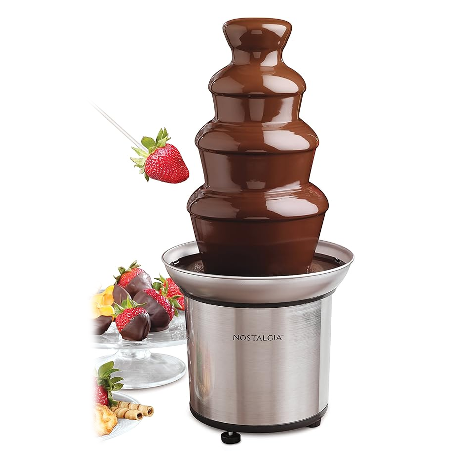 Nostalgia 4 Tier Chocolate Fountain