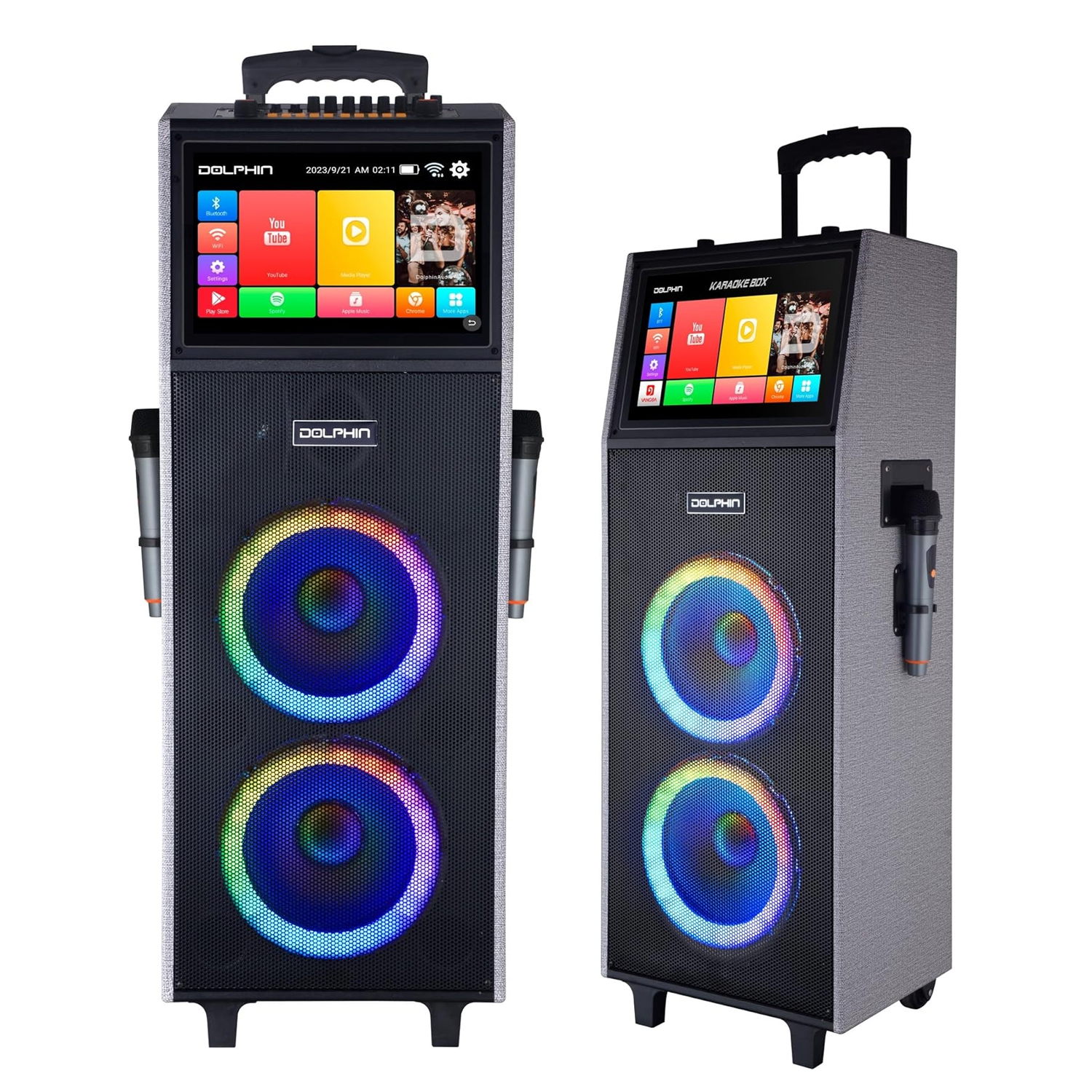 Dolphin 10in Karaoke Speaker with Touchscreen